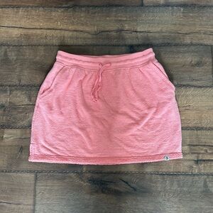 Pink Terry Cloth Skirt